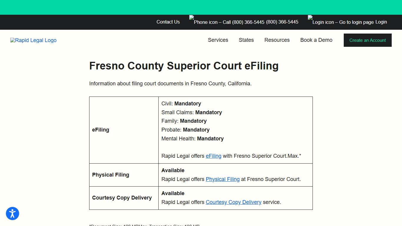 Fresno County Superior Court eFiling - Rapid Legal