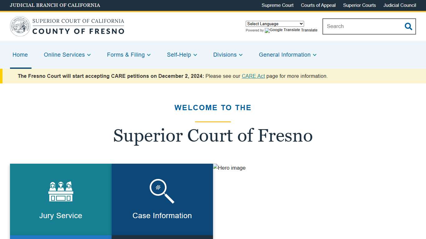Home Superior Court of California County of Fresno